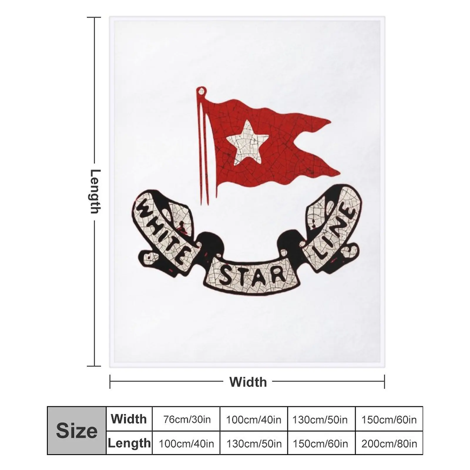 Футболка White Star Line одеяло с белой звездной линией фланелевые одеяла для малышей