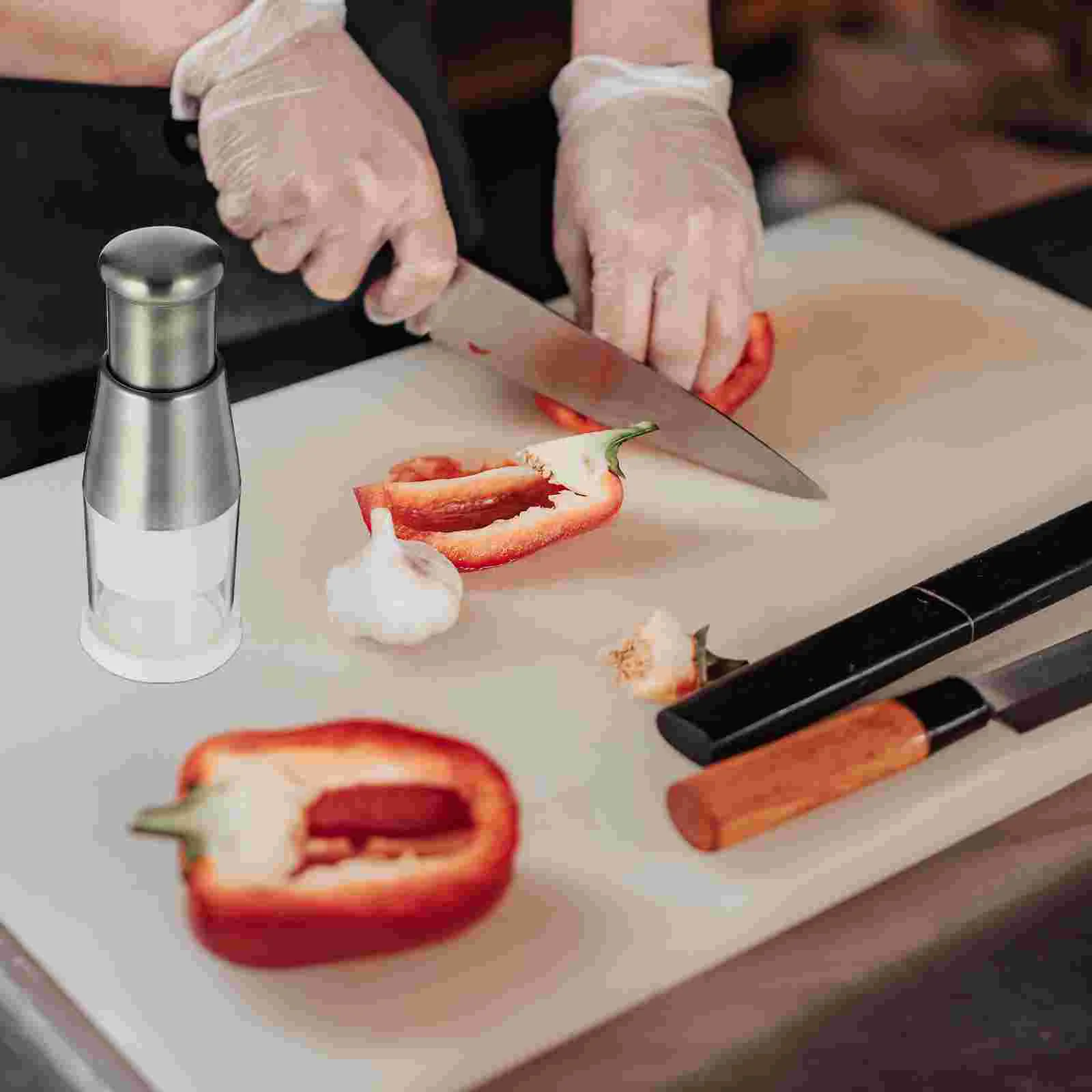 Измельчитель овощей Ручной пресс для чеснока Пресс измельчения Легко чистится