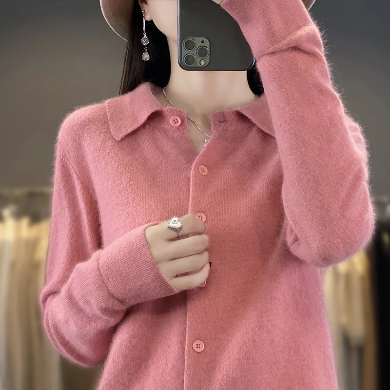 Рисунок 6 - Женский норковый кашемировый вязаный кардиган