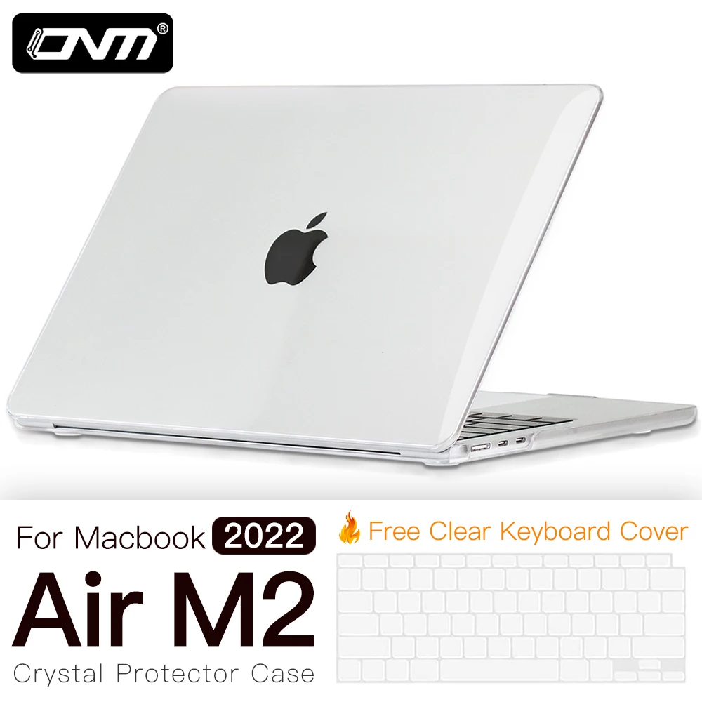 Кристально чистый чехол для ноутбука Macbook Air M2 A2681 2022 13 6 Retina дисплей Touch ID жесткий