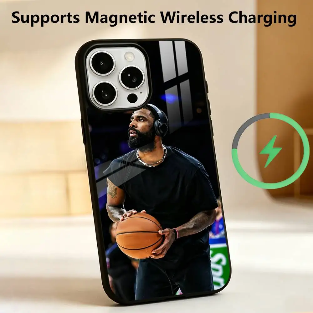 Чехол для телефона K-Kyrie Irving для iPhone 17, 16, 15, 14, 13, 12, 11 Plus, Pro с поддержкой магнитной беспроводной зарядки (art.: 3920db304ff03) - 3920db304ff03