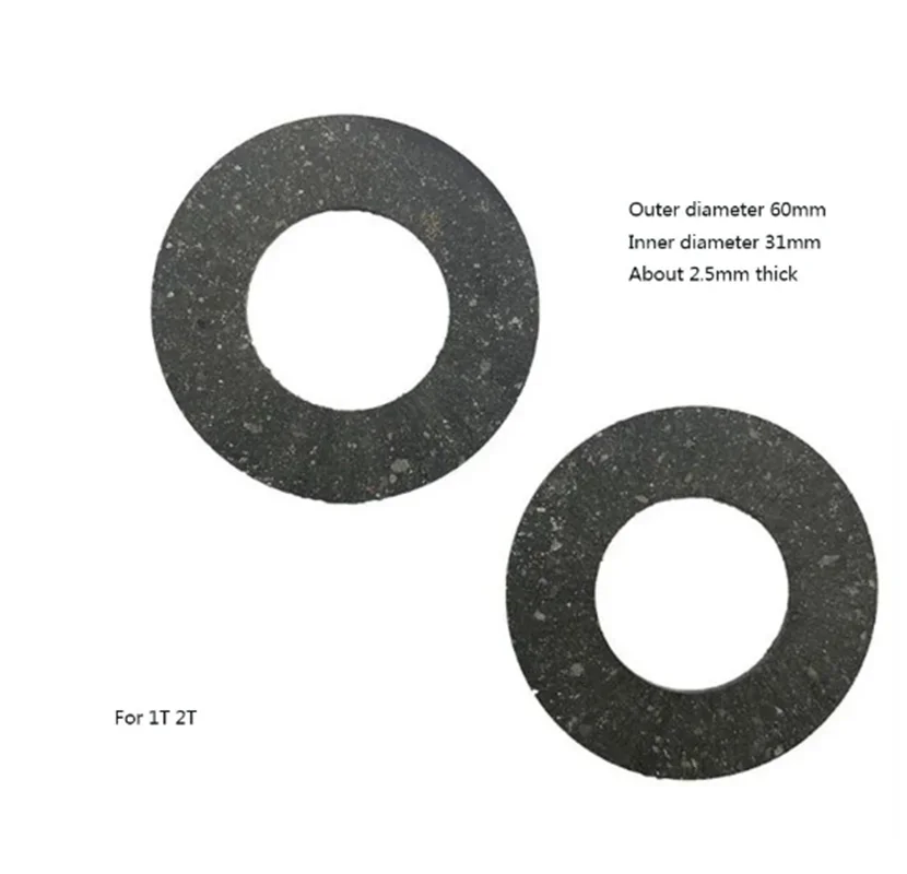 

2 шт. аксессуары для цепной тали фрикционная пластина подъемные тормозные колодки для тыквы усиление подъемника скользящие тормозные колодки