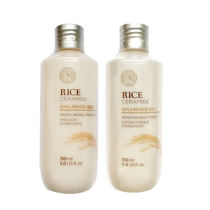 Korean cosmetics rice set toner 150ml+ emulsion 150ml THE RICE CERAMIDE Moisturizing improve dry skin 5.0 us fl.oz
Korean cosmetics rice set toner 150ml+ emulsion 150ml THE RICE CERAMIDE Moisturizing improve dry skin 5.0 us fl.oz