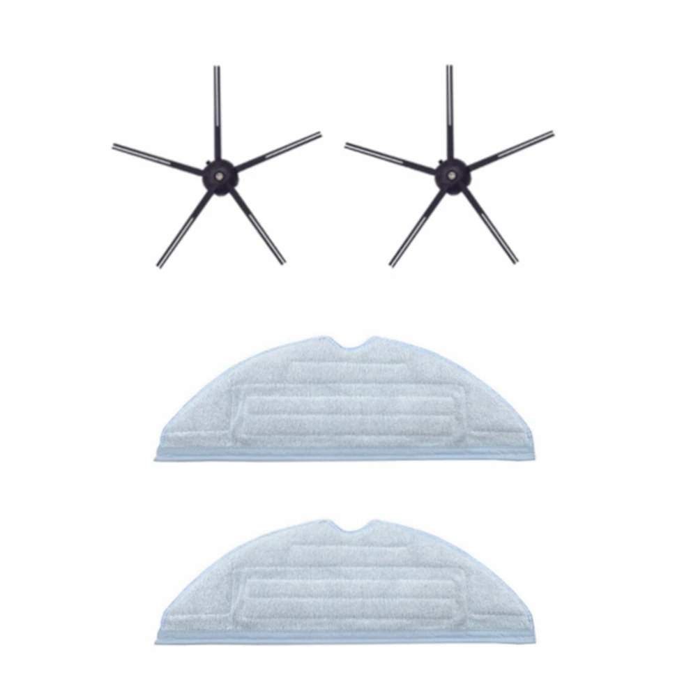 

4PCS Suitable for Xiaomi Roborock T7 T7S T7Plus T7Splus S7 and S7Max S70 S75 Parts Side Brush Cleaning Rag Mop