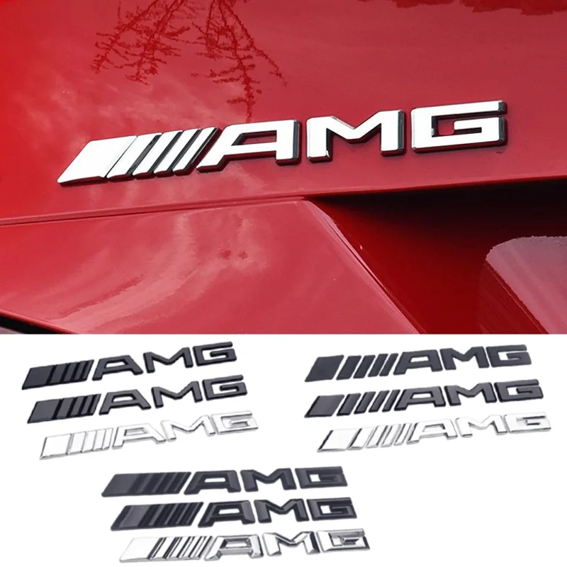 3D ABS глянцевый значок для заднего багажника автомобиля, наклейка с буквами для Mercedes Benz AMG A B C E G CLA C63 C63S E53 GT SLK W176 W205 W177