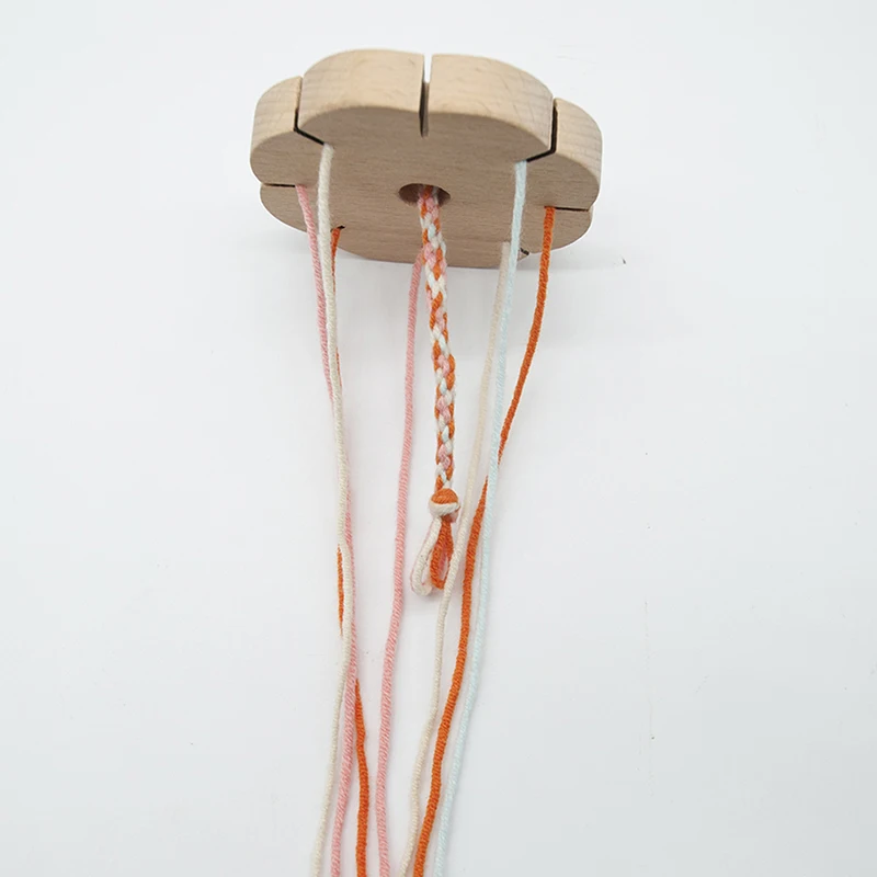Круглый квадратный плетеный браслет Kumihimo диск лоток Плетеный веревочный узел плетение ювелирный дизайн доска
