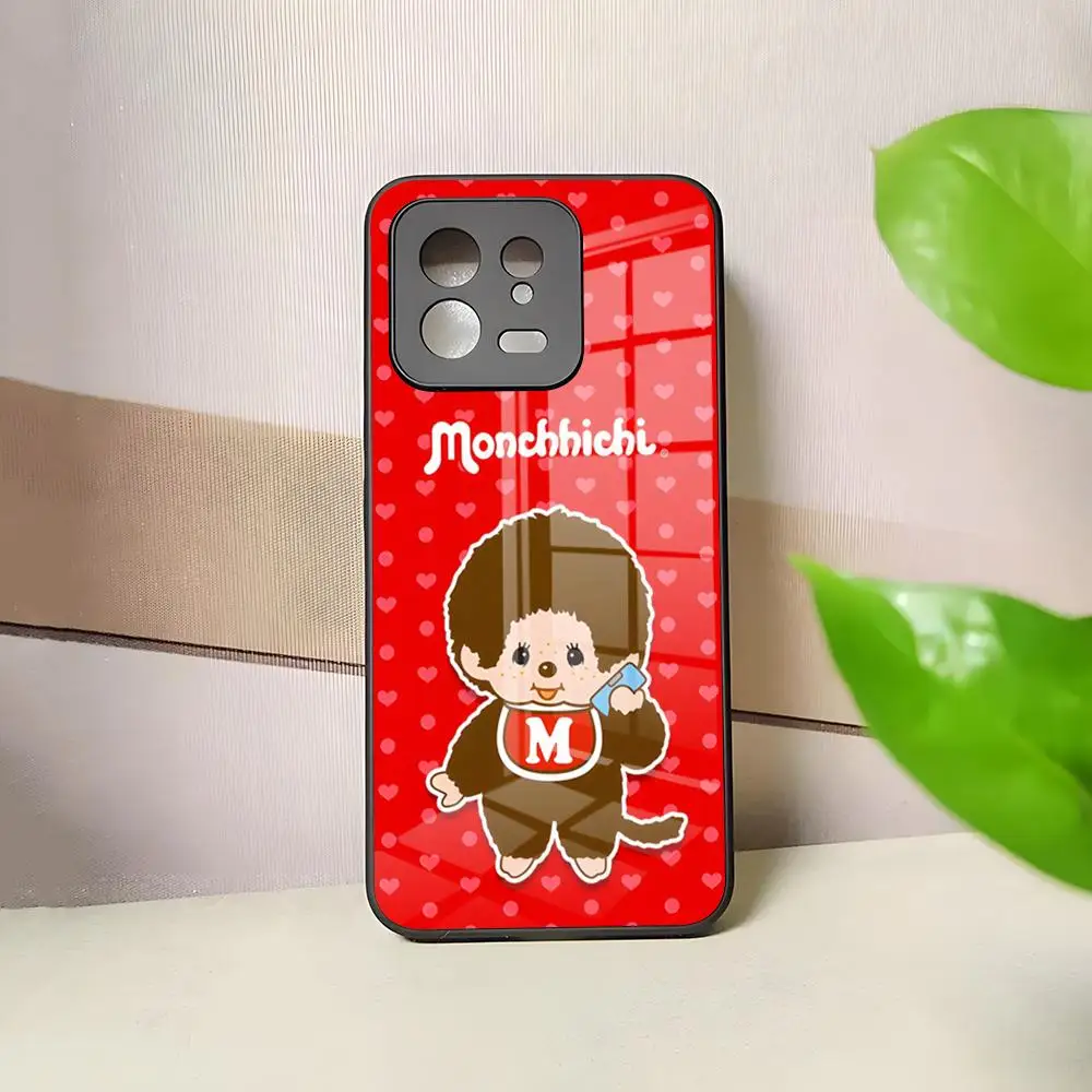 Чехол для телефона Cartoon M-Monchhichis Xiaomi 14 Lite 12 Pro 11t 13 POCO M6 M5 X6 X5 X3 F5 F6 стеклянный чехол