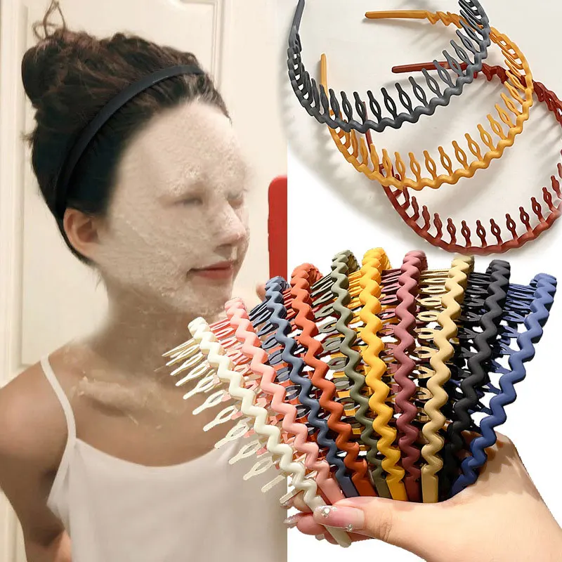 

Non-slip Hair Bands for Women Men Simple Bezel Headband Washing Hair Bang Holder Facial Mask Hair Hoop Headband Hair Accessories