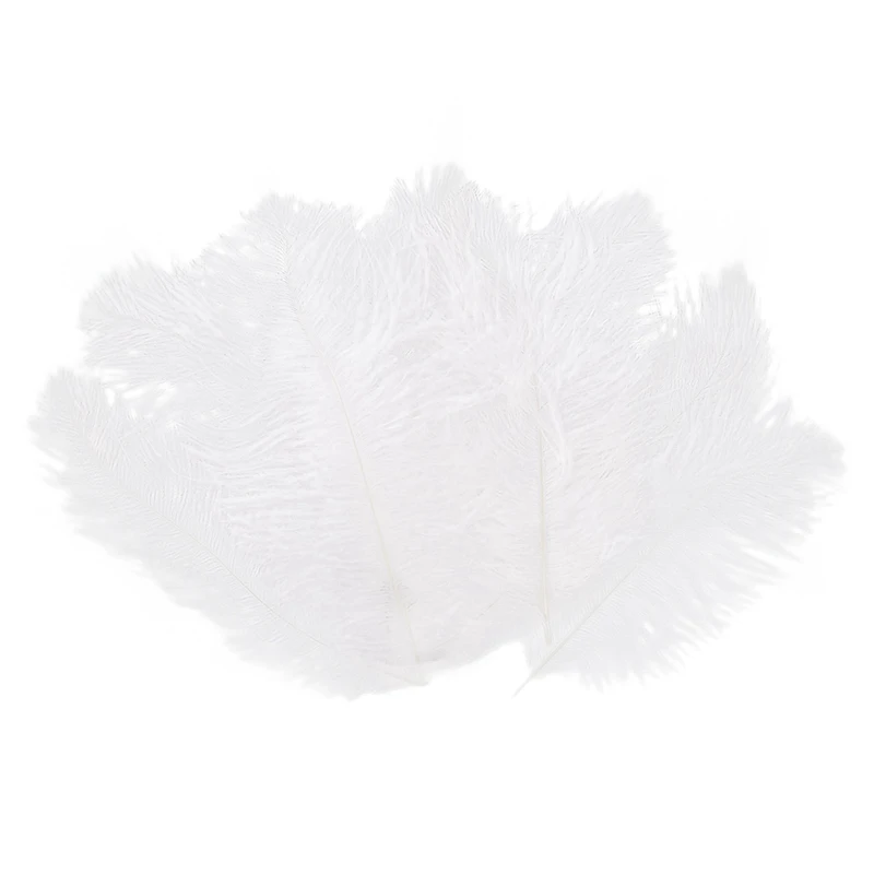 

ABHG 60 шт. белое натуральное страусиное перо 20-25 см для свадьбы «сделай сам»