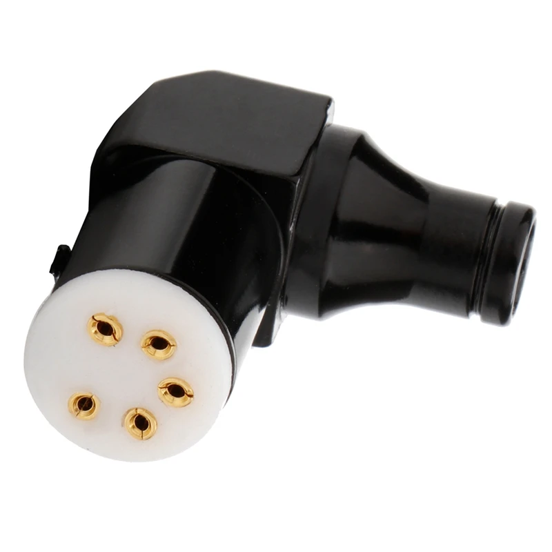 Hifi Vinyl LP Phono 5Pin DIN-штекер 90 градусов сиденье гнездо DIN для AMP Audio Tonearm Line сигнальный