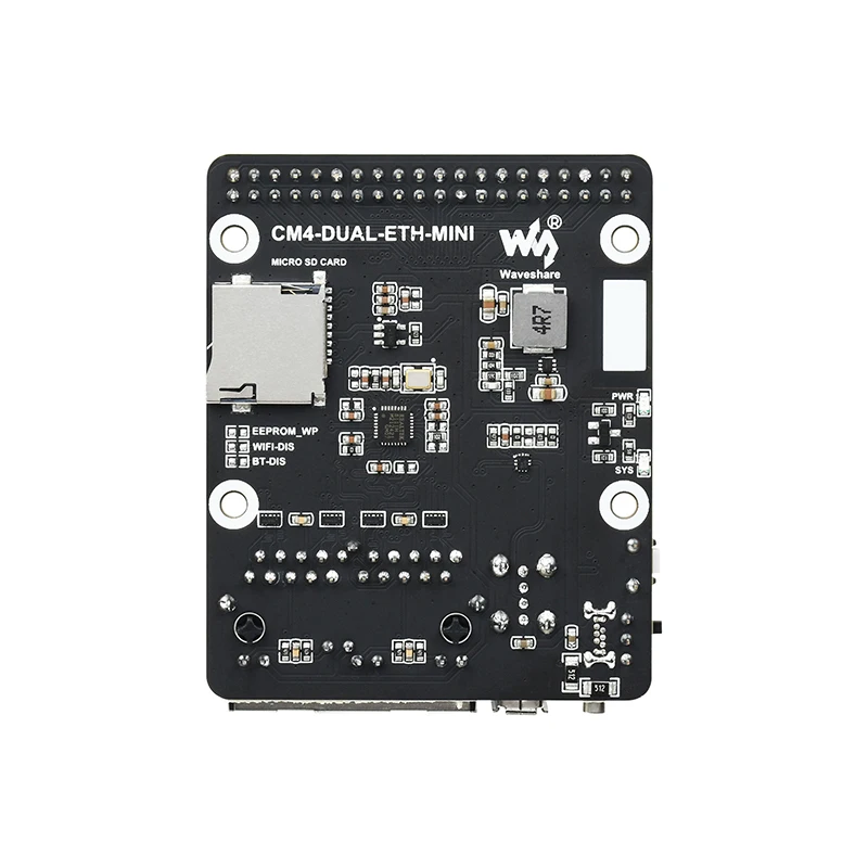 Материнская плата Mini Dual Gigabit Ethernet проектированная для компьютера Raspberry Pi 4