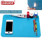 Коврик ESD, теплоизоляционный рабочий коврик с магнитным желобом, термостойкий адсорбционный паяльный коврик, изоляционный коврик для ремонта станции