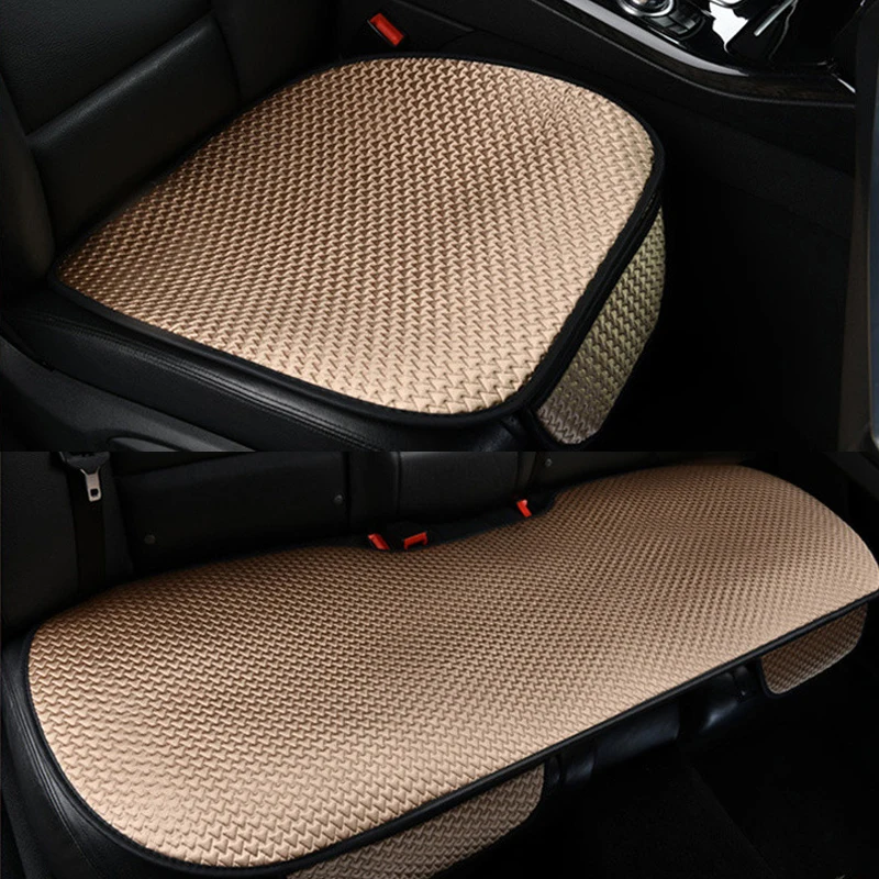 

Чехол на переднее и заднее сиденье автомобиля, нескользящая тканевая Подушка, защитный коврик, универсальный приятный на ощупь чехол для са...