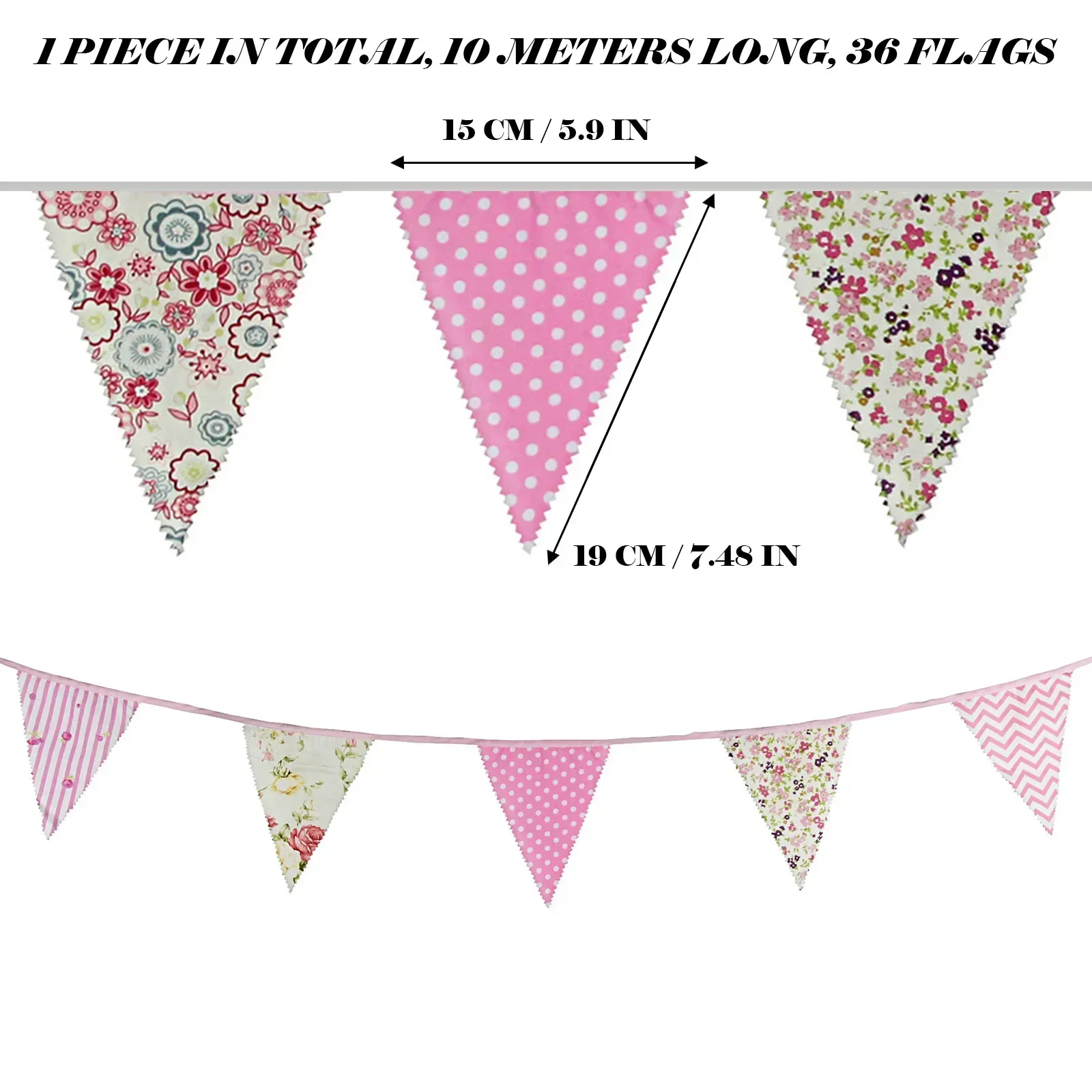 Винтажные флаги вымпел цветочный цветок ткань овсянка баннер треугольник