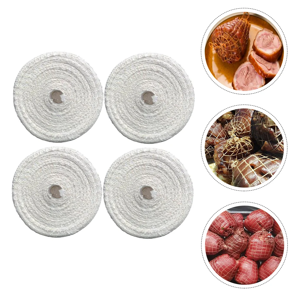 

Netting Meat Net Roll Sausage Ham Twine Cotton Butcher Butchers Elastic Packaging Wrapping Kitchen Maker String Tying Salami