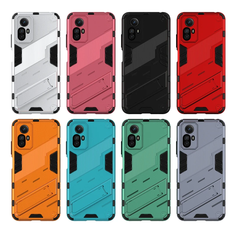 Holder Case For Redmi Note 12S Cover Xiaomi Redmi Note 12S Capas Armor Bumper Kickstand Shockproof Cover Redmi Note 12S Fundas