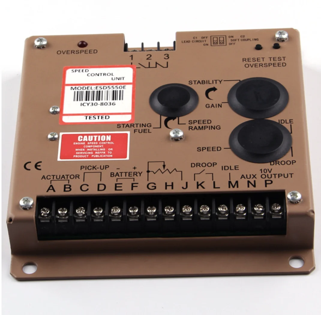 Электронный модуль управления скоростью генераторной установки ESD 5550E ESD5550E для