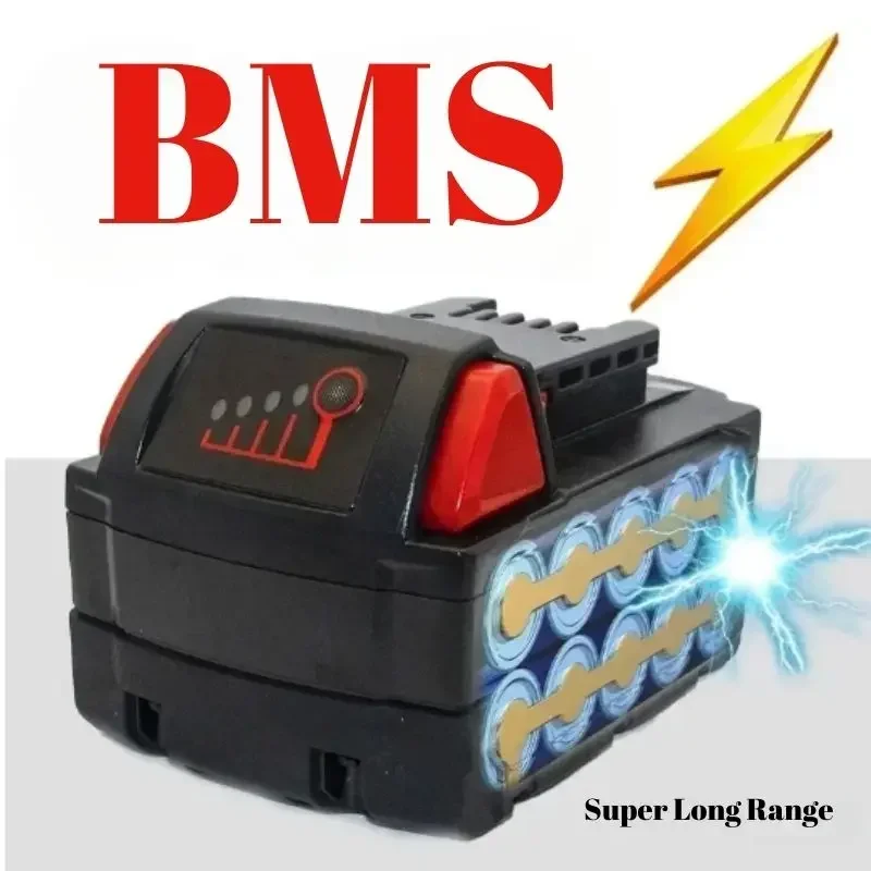 Литий-ионный аккумулятор 18 в для Milwaukee M18B5 XC 6 0/9.0A/12.0Ah зарядное устройство