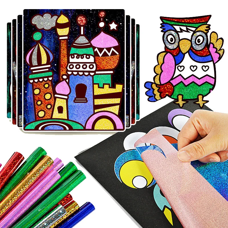 

Детская Волшебная переводная наклейка картина креативная самодельная наклейка картина ручной работы игрушки для детского сада подарки дл...