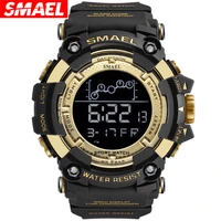 smael 1802 brand men sports watches wristwatches waterproof analog digital swimming military imported movement gift students