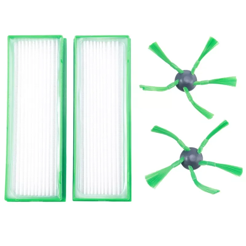 

Pcs / Lot Robot Vacuum Cleaner Parts For Vorwerk Kobold VR200 VR200 Replacement HEPA Filter + 2 Side Brush