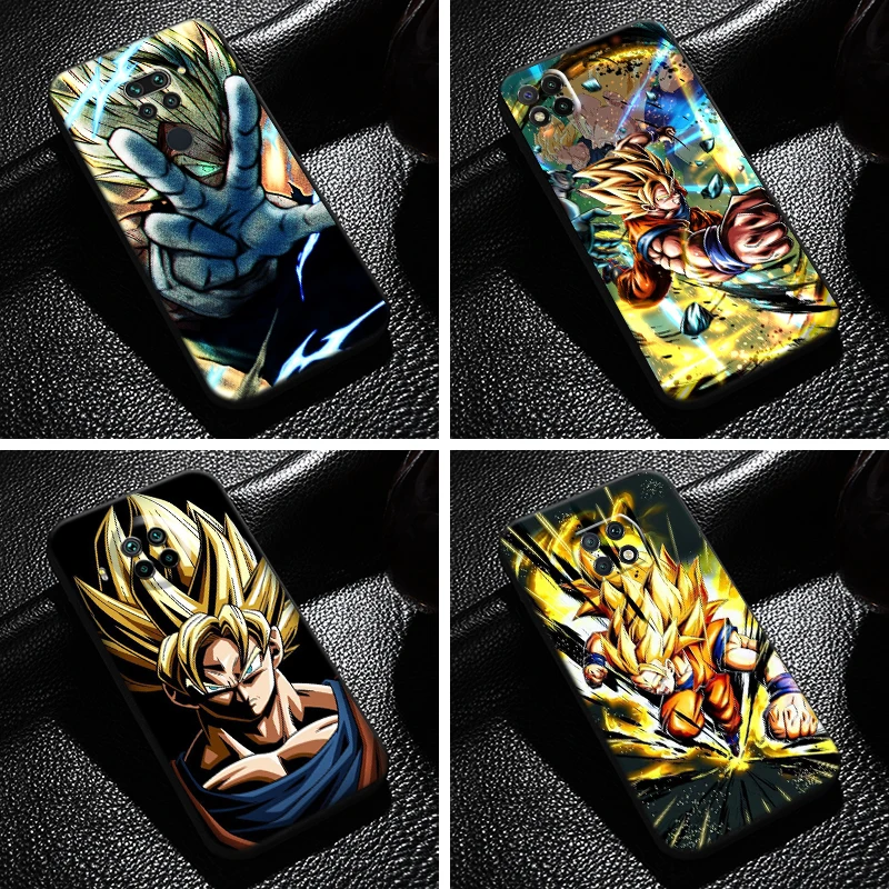 

Goku Dragon Ball For Xiaomi Redmi Note 9T 9 Pro 5G Phone Case Liquid Silicon Black Funda Coque Soft Back Carcasa Silicone Cover