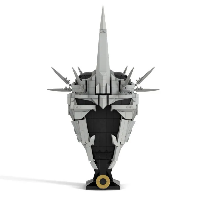 927 шт. Moc новый шлем LOTR Witch King of Angmar собранные строительные блоки сделай сам