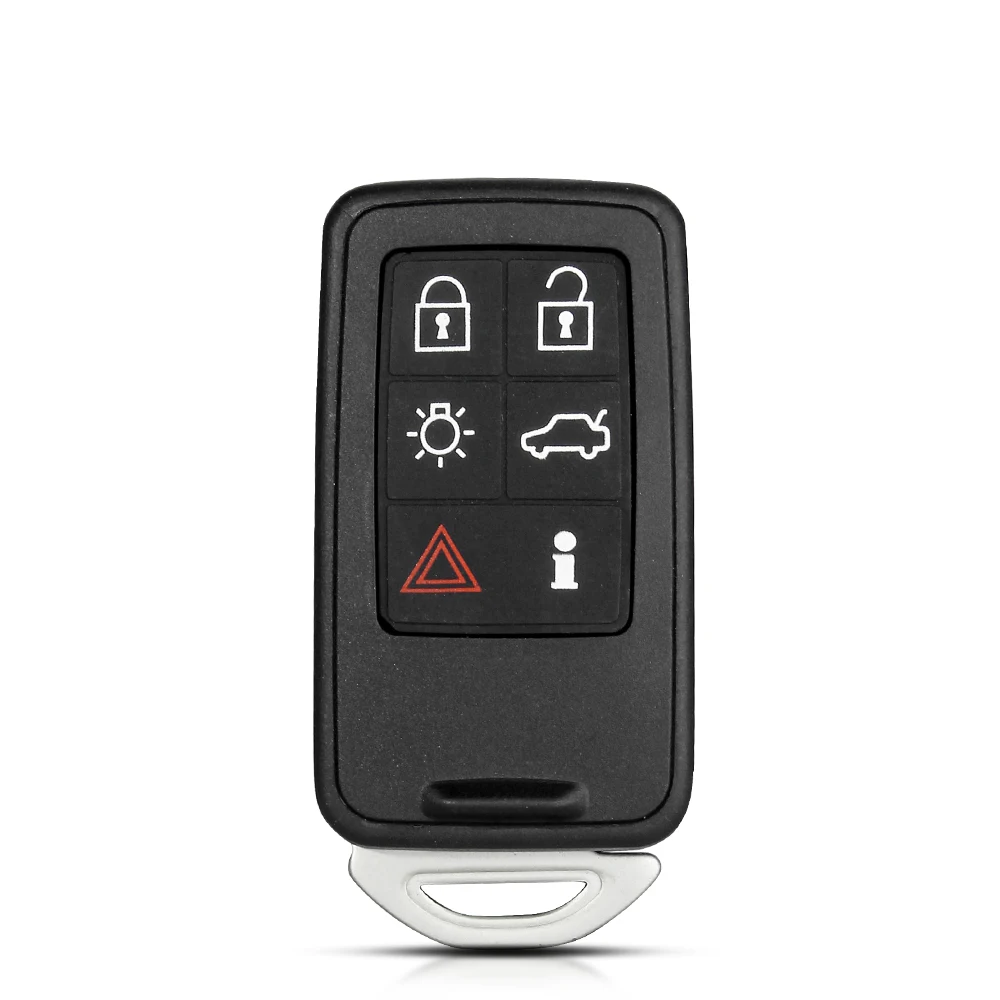 

Чехол KEYYOU для автомобильного ключа с дистанционным управлением на 5 и 6 кнопок, чехол для Volvo S60, V60, S80, XC70, XC60, V70, 2008-2017, автомобильные аксессуары