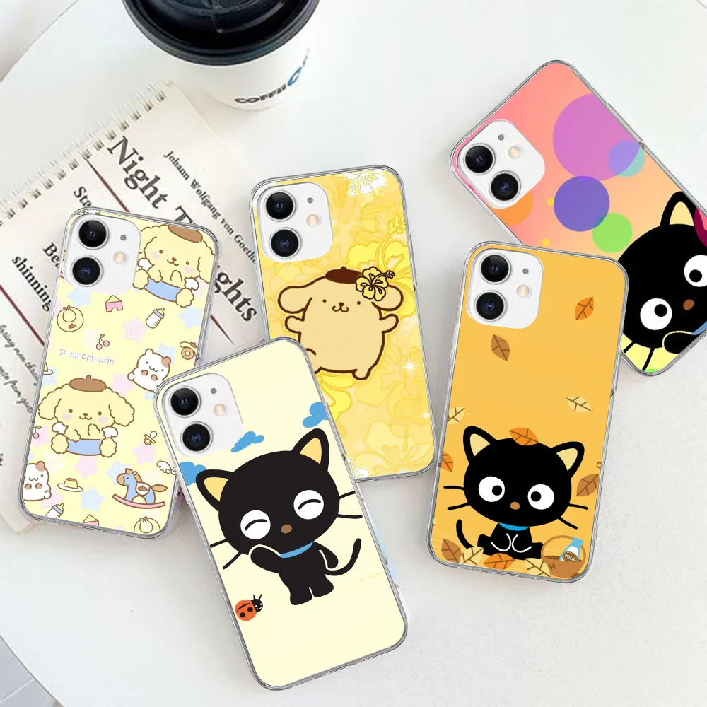 MR-49 pompurin Choco Cat Силиконовый чехол для Samsung M23 M33 M52 M53 A35 A25 A15 A05S A23 A52S A22S A55 A05 A34 A54