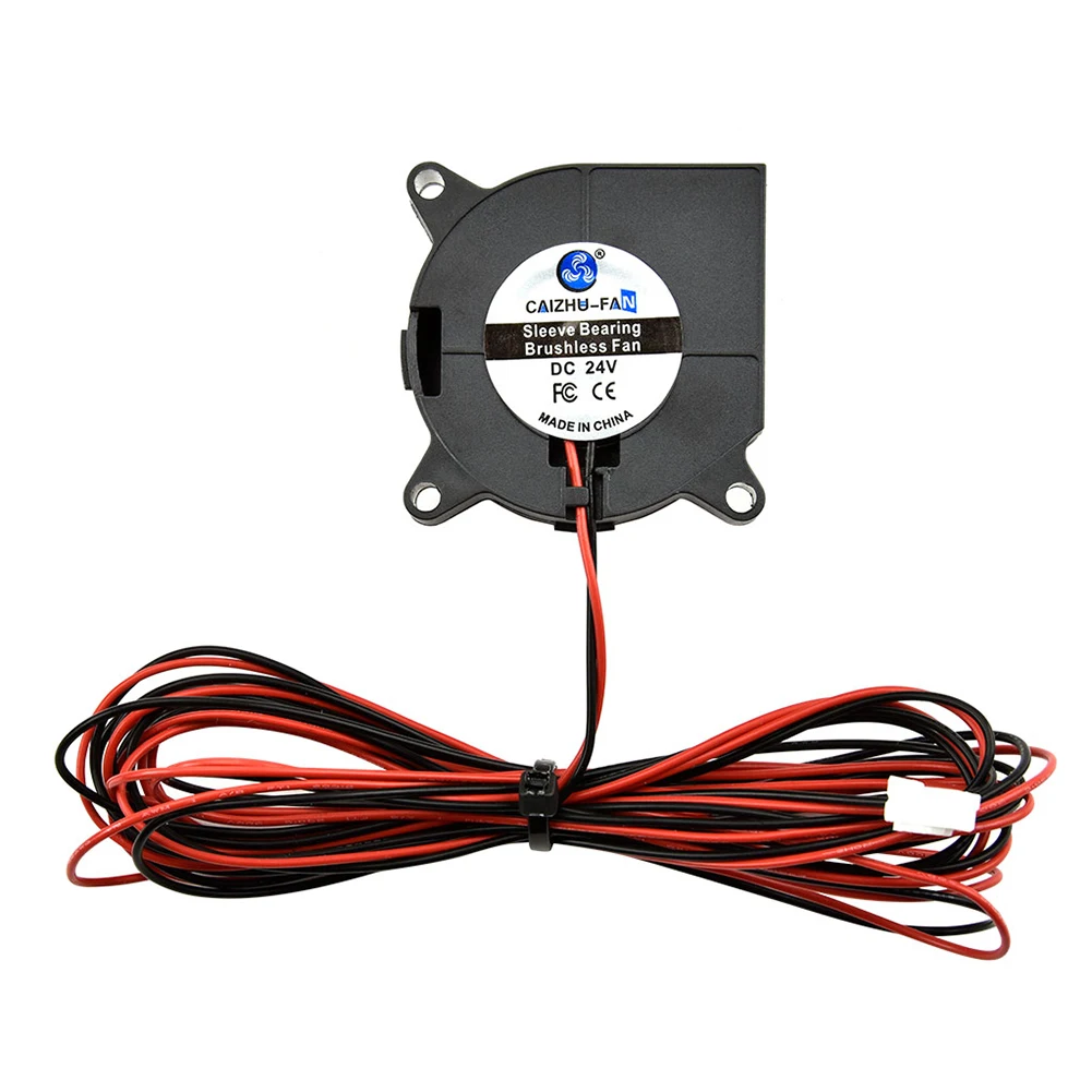 

4020 24V Brushless 3D Printer Cooling Turbo Fan Part for Black Plastic Extruder DC Cooler Fan Part Office Electronics