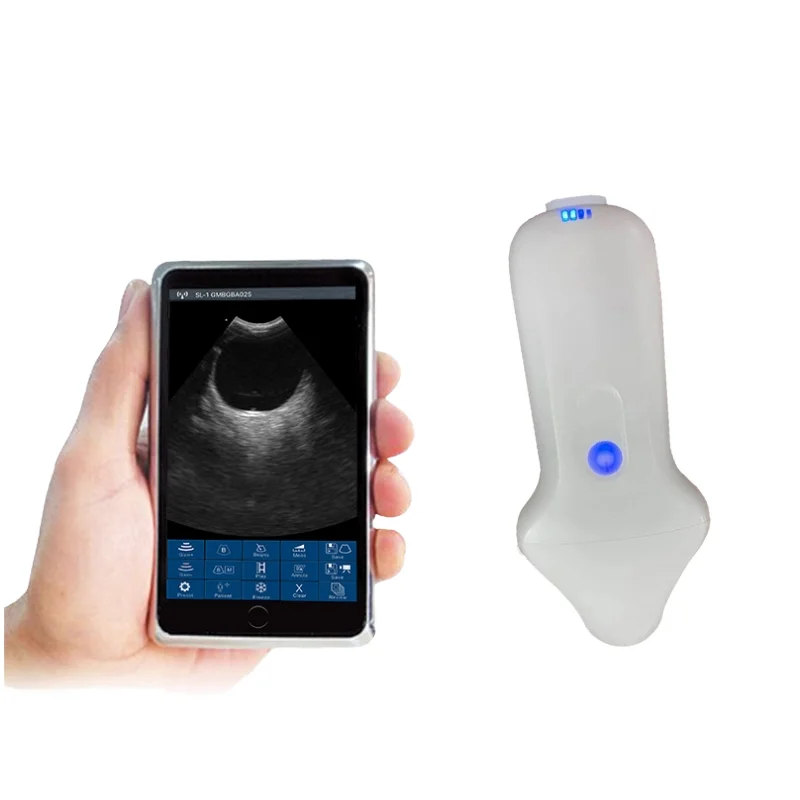 Фото Медицинский USB Wi-Fi допплер-датчик B27 для офтальмологии, новорожденных, домашних животных, УЗИ глаз, 8 МГц, 11 МГц, микроконвексный, портативный, цветной, многоразовый, CF PW №1