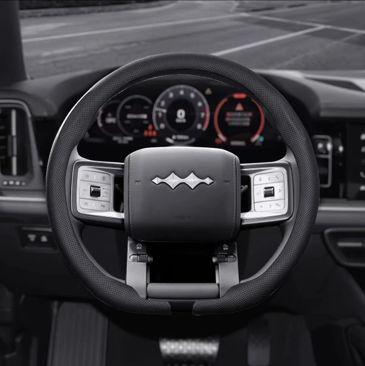 

8D кожаный чехол на руль Nappa для Formula Leopard 5 8 2023 2024 2025 чехол на руль автоаксессуары