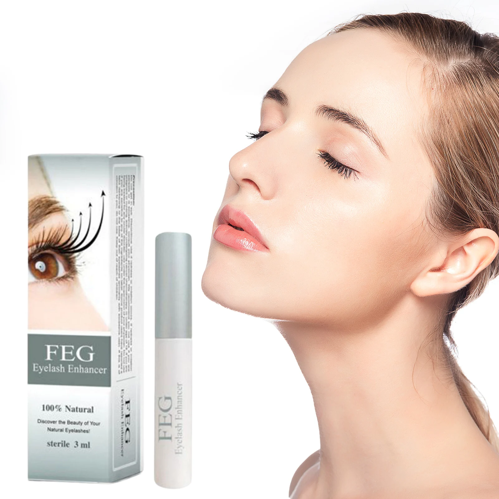 

3ML Eyelash Growth Serum Eye Lash Rapid Growth Serum Liquid Effective Lash Boost Serum For Fuller Thicker And Longer Eyelashes E