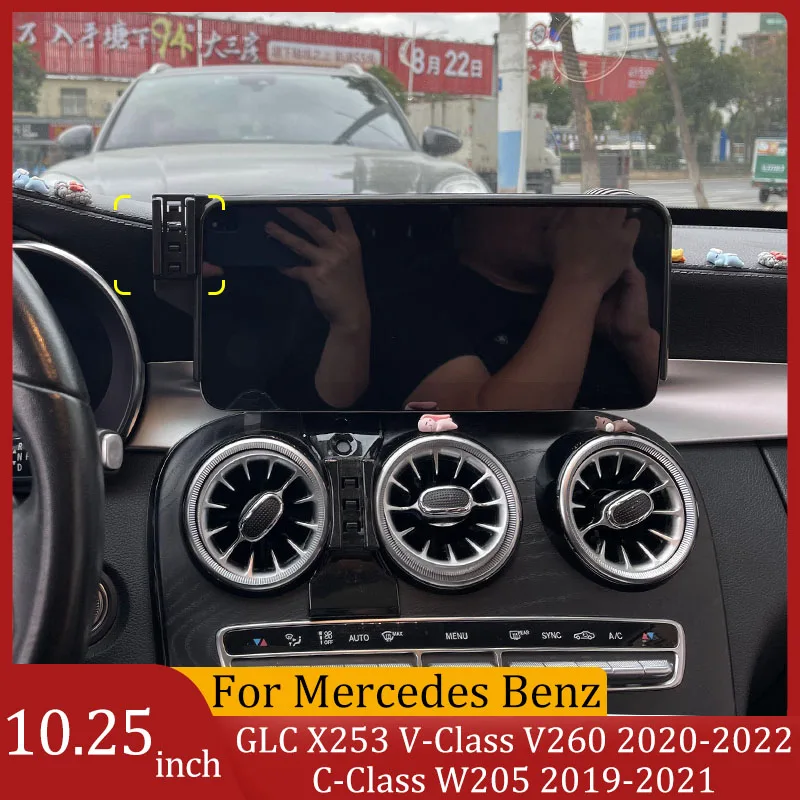 Автомобильный держатель для телефона беспроводное зарядное устройство Mercedes Benz