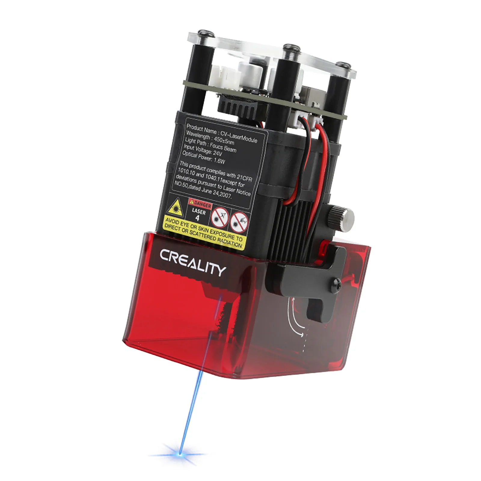 

Ender-3 S1/S1 Pro CV-лазерный модуль 24 в 1,6 Вт 3D принтер лазерное приспособление Точная Фокусировка безопасность