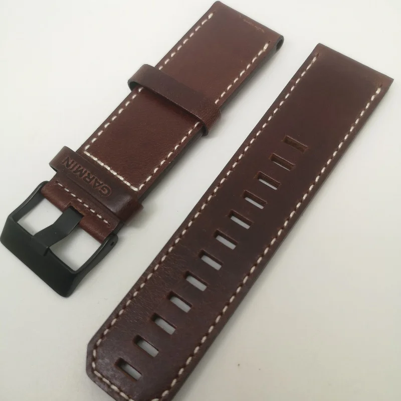 4 шт. GARMIN оригинальный и новый 26 мм кожаный сменный ремешок для fenix1 fenix2 fenix3 hr fenix6 6x
