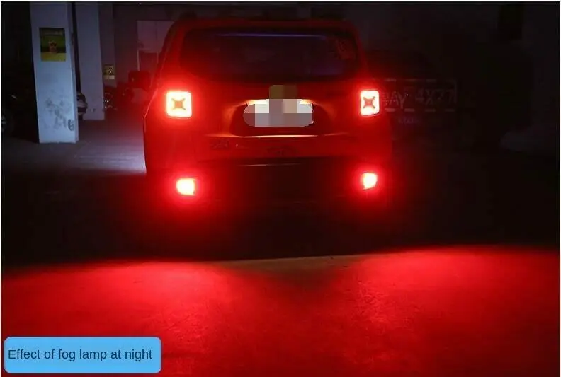 

Светодиодный задний противотуманный светильник онарь, Реверсивный отражатель в сборе, 2 шт. для jeep renegade 2015-2020