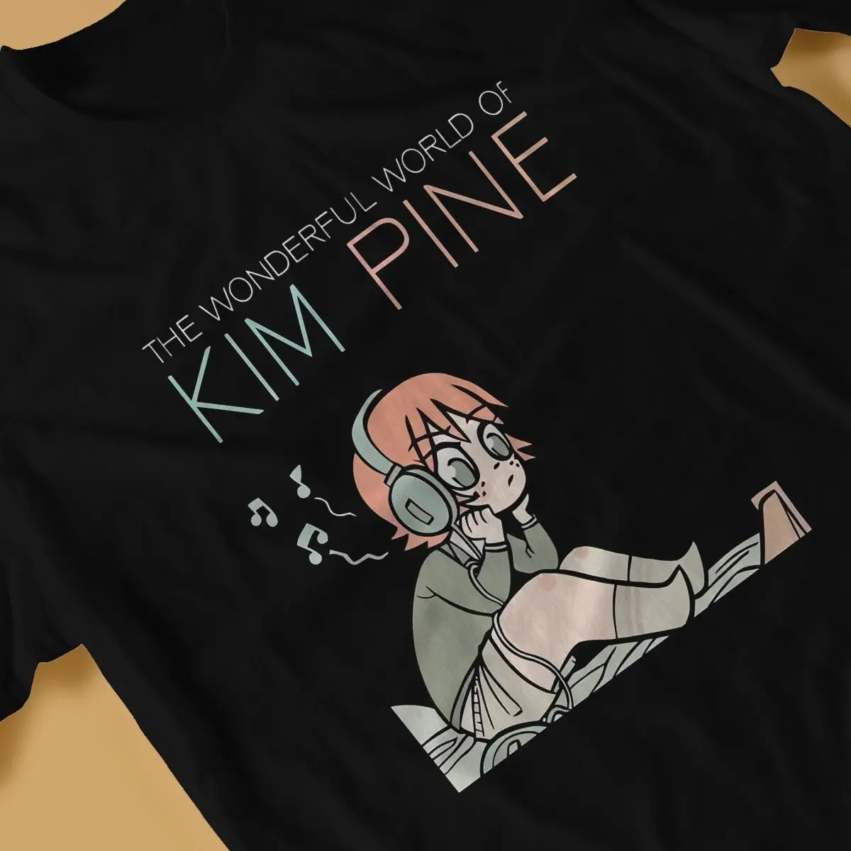 Футболки The Wonderful World of Kim Pine для мужчин винтажная футболка с круглым вырезом Scott