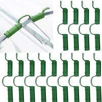 11mm greenhouse clip row cover mesh tunnel hoop clip shed film shading net pole clip for greenhouse frame shading shed kit