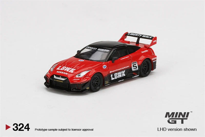 

MINI GT 1:64 LB-Silhouette WORKS GT NISSAN 35GT-RR Ver.1 RHD Diecast Model Car