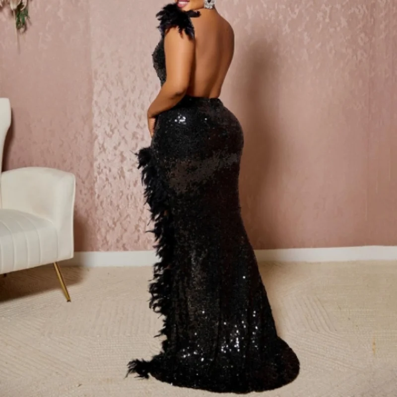 Рисунок 3 - Черные платья макси африканская