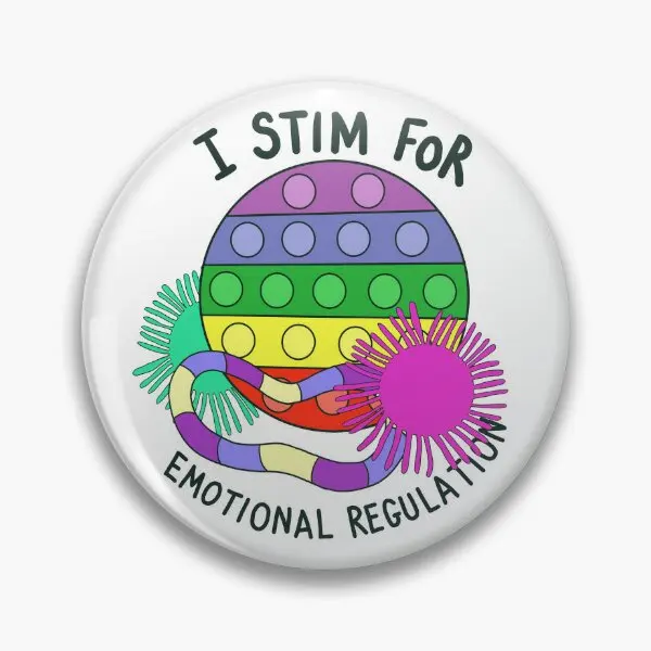 I Stim для эмоциональных регулируемых мягких кнопок булавка женских металлических