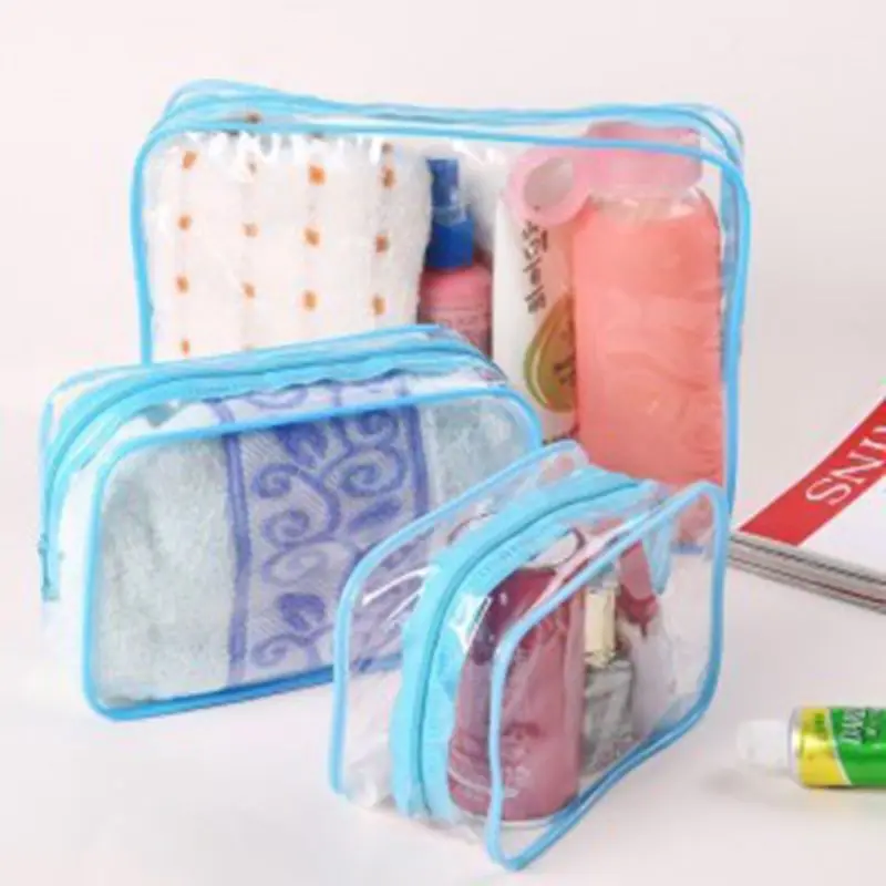 

Cosmetic Bag Transparent Storage Bags Bathroom Bedroom Skin Care Toiletries Coin Phone Bags For Women Girl Kids Children Gifts