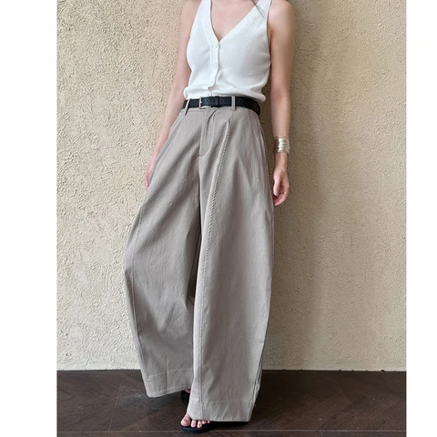 Женские широкие брюки Sherhure из хлопка