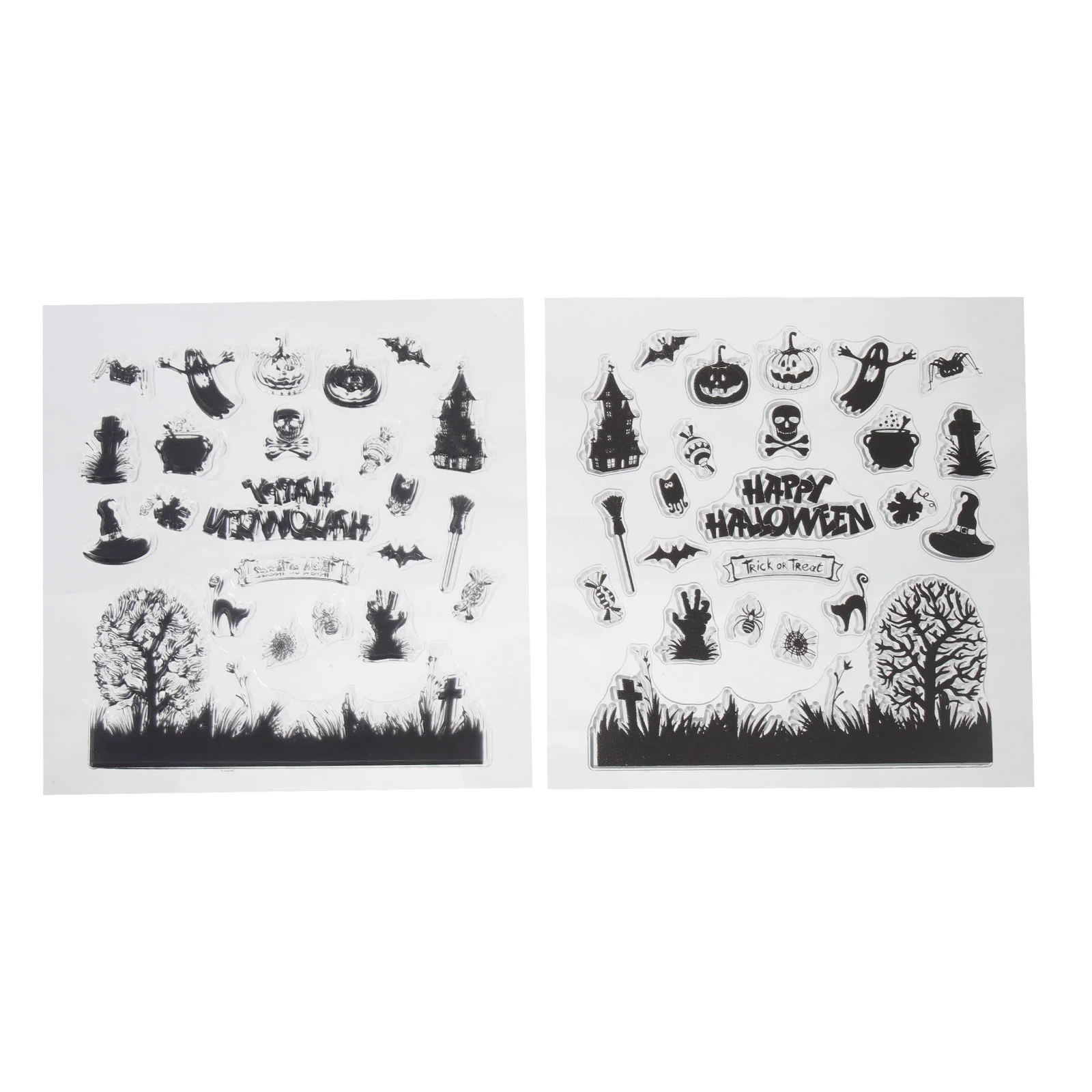 

Stampsstamp Silicone Clear Rubber Diy Planner Stampers Holiday Seal Scrapbook Seals Making Crafts Photo Treat Or Trick