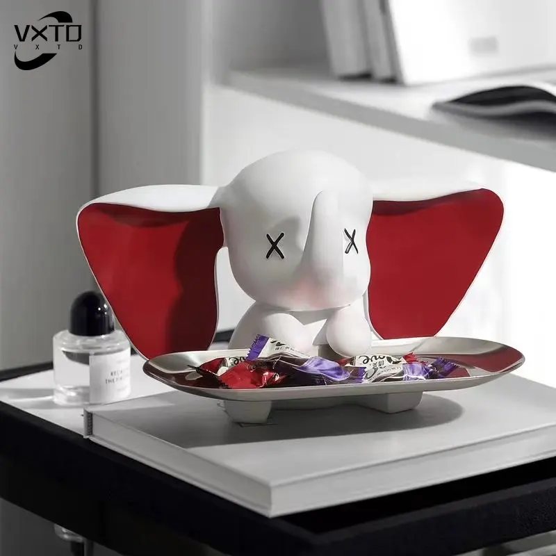 Лоток для хранения смолы Dumbo ключи домашнего домашние миниатюры с конфетами