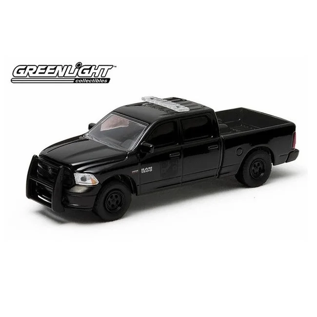 

Green light 1:64 Dodge Ram RAM 1500 2014 pickup police car gang