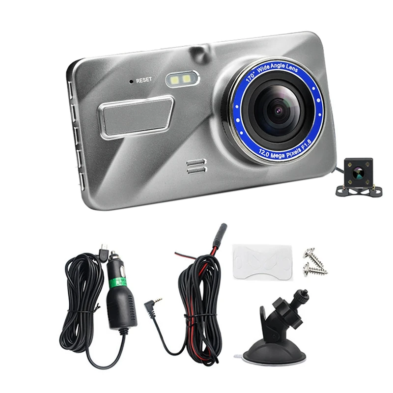 

Dual Lens Car Camera Dash Cam Car Dashboard Camera Vehicle On-Dash Video Recorder Camcorder Front And Rear Dash Cam