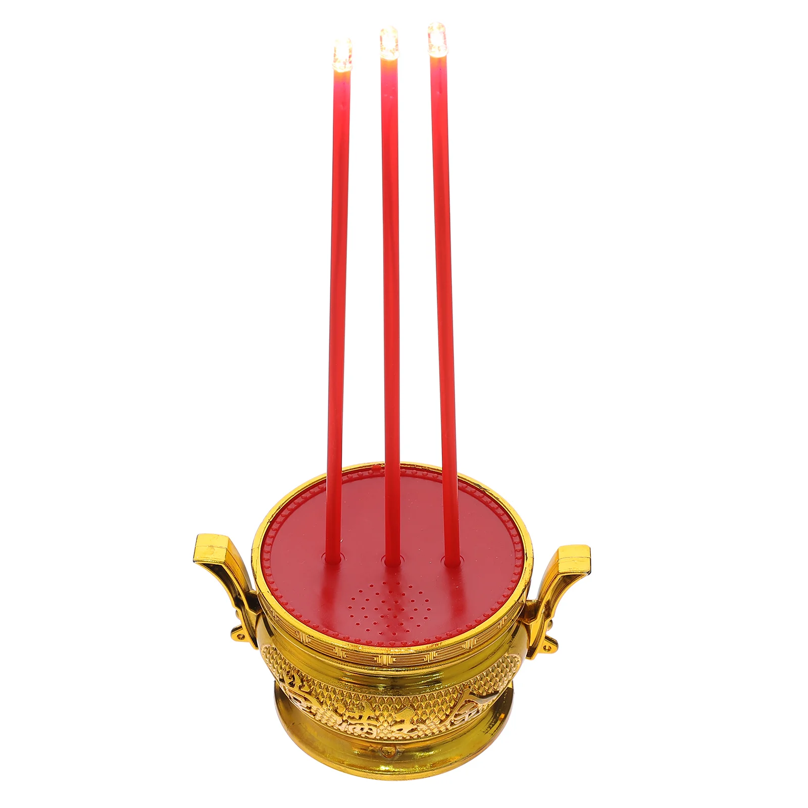 

Red Wedding Electronic Burner Funeral Light Electric Light Temple Zen Burner