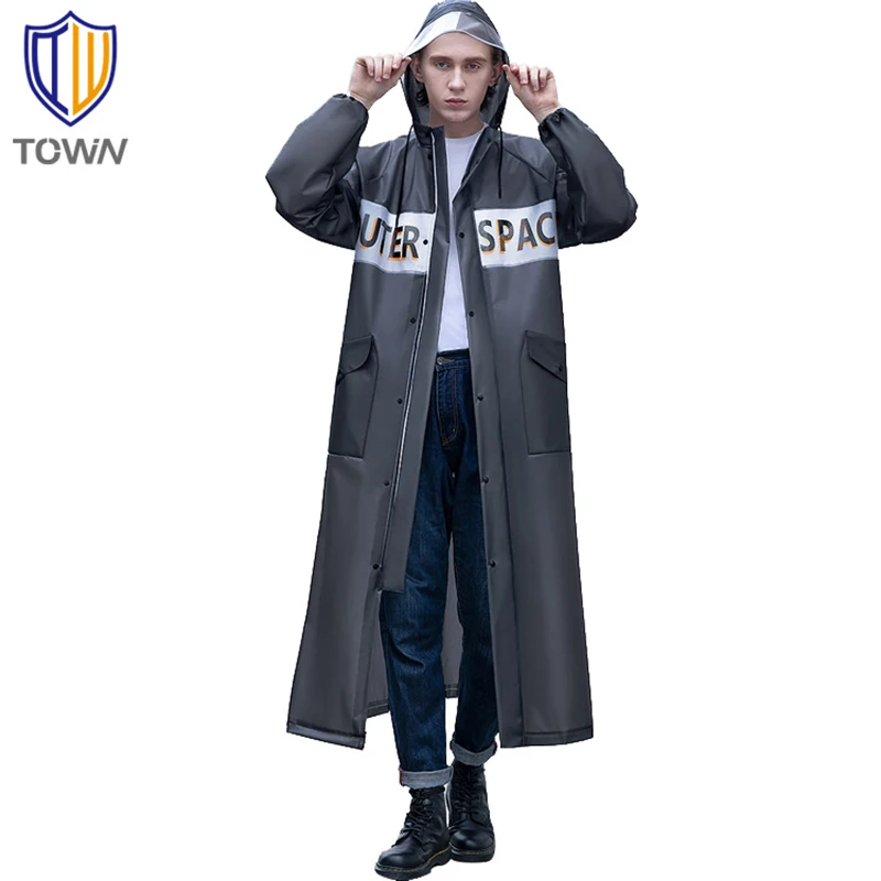 

Electric bike raincoat men's summer single long full body rainstorm-proof one-piece riding adult new transparent poncho